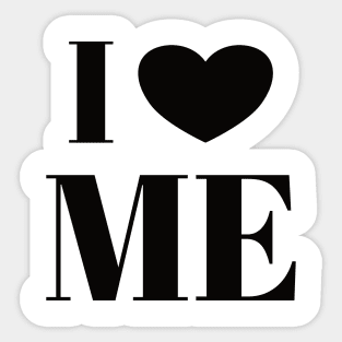 I Heart Me - I Love Me Sticker